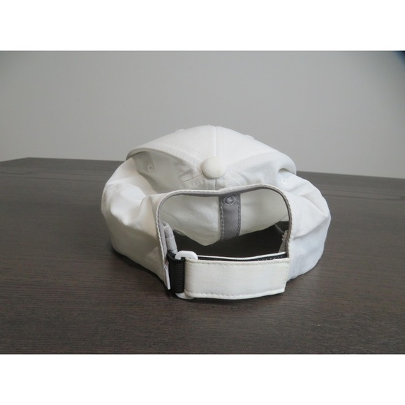 Peter Millar Hat Cap Strap Back Mens One Size White Golf Crown Logo Adjustable - Picture 4 of 8